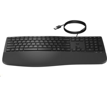 HP 480 Comfort Wired Keyboard - drátová ergonomická klávesnice CZ/SK