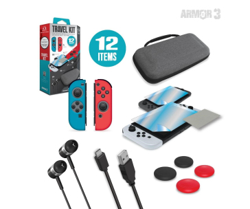 Hyperkin Travel Kit For Nintendo Switch®/Nintendo Switch® OLED Model - Armor3