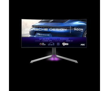 AOC MT OLED LCD WLED 34" PD34 - OLED panel, 3440x1440, 240Hz, 0,03ms, 2xHDMI, DP, USB-C, USB 3.2, repro, zakriven