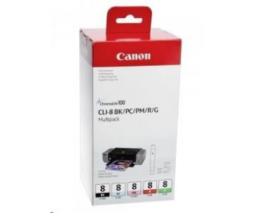 Canon CARTRIDGE CLI-8 BK/PC/PM/R/G MULTI-PACK pro MP500,510,520, MP600, MP800,810, MP970