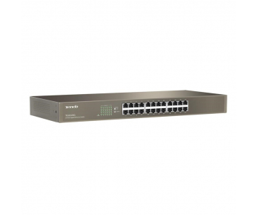 Tenda TEG1024G 24-Port Gigabit Ethernet Switch, 10/100/1000 Mb/s, Rackmount