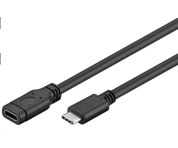 PremiumCord Prodlužovací kabel USB 3.2 generation 2, C/male - C/female, 1,5m