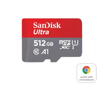 SanDisk MicroSDXC karta 512GB Ultra pro Chromebook (R:160/W:260 MB/s, UHS I, C10, A1)