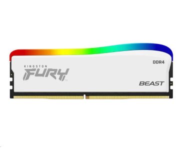 KINGSTON DIMM DDR4 8GB 3600MT/s CL17 FURY Beast Bílá RGB SE