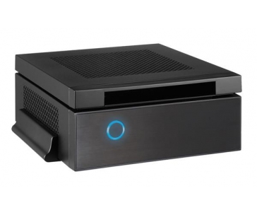 CHIEFTEC skříň Compact Series/mini ITX, IX-03B-OP, Black, Alu, bez zdroje