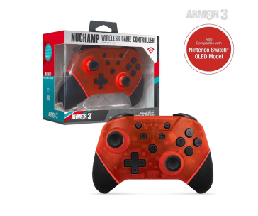 Hyperkin Armor3 NuChamp Wireless Game Controller For Nintendo Switch®/Nintendo Switch® Lite (Ruby Red)