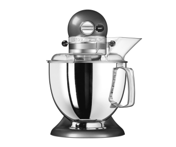 BAZAR - KitchenAid Artisan 5KSM175PSEMS kuchyňský robot, 10 rychlostí, planetární systém, šedá - poškozený obal