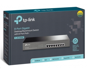 TP-Link switch TL-SG1008 (8xGbE, fanless)