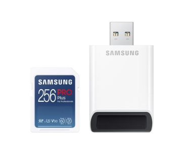 Samsung SDXC karta 256GB PRO PLUS + USB adaptér