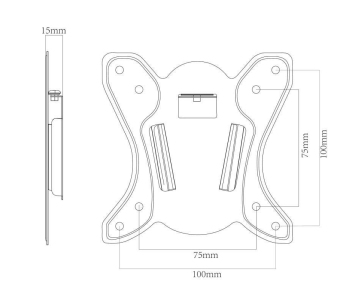 Nástěnný držák monitoru nebo Tv Ergosolid FN204F