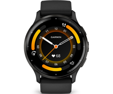 Garmin Venu® 3, Slate/Black, Silicone band