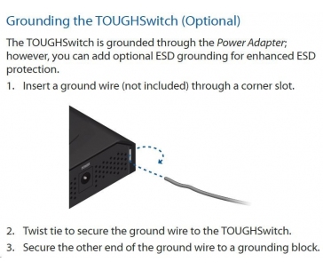 UBNT EdgeSwitch 5XP PoE [náhrada za ToughSwitch TS-5-POE, 5x Gigabit POE portů, 24V]