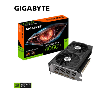 GIGABYTE VGA NVIDIA GeForce RTX 4060 Ti WINDFORCE OC 16G, 16G GDDR6, 2xDP, 2xHDMI