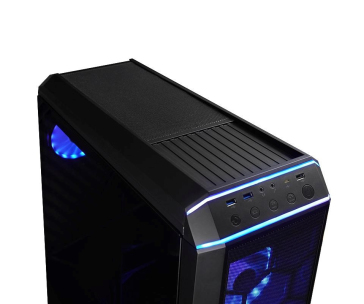 CHIEFTEC skříň STALLION 3, ATX, 1x USB-C 3.2, 2x USB 3.1, 1x USB 2.0, 4x 120mm RGB Fan, černá