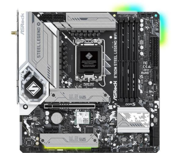 BAZAR - ASRock MB Sc LGA1700 B760M STEEL LEGEND WIFI, Intel B760, 4xDDR5, 1xDP, 1xHDMI, WI-FI, mATX - Po opravě (Bez pří