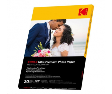 KODAK Ultra Premium Photo RC Gloss (280g/m2) 13x18cm 20 listů