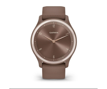 Garmin vívomove Sport pouzdro Ivory, silikonový řemínek Peach Gold, EU