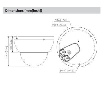 Dahua IPC-HDBW5842E-ZE-2712-DC12AC24V-S3, IP kamera, 8Mpx, Dome, 1/1.8" CMOS, objektiv 2.7-12 mm, IR<40, IP67, IK10