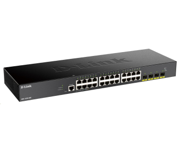 D-Link DGS-1250-28X 28-port Gigabit Smart Switch, 24x GbE, 4x SFP+