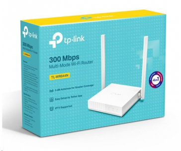 TP-Link TL-WR844N WiFi4 router (N300, 2,4GHz, 4x100Mb/s LAN, 1x100Mb/s WAN)