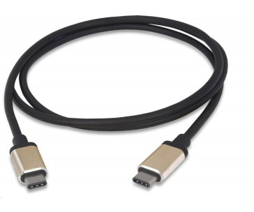 PREMIUMCORD Kabel USB 3.1 konektor C/male - USB 3.1 C/male, 0,5m hliníkové konektory