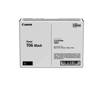 CANON toner T06 BK černý pro iR 1643 (20 500 str.)