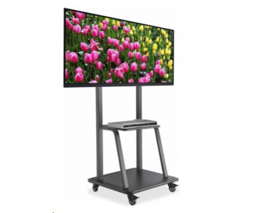 Manhattan univerzální TV vozík, Universal Heavy Duty TV Cart, 37" až 100" TV, černá