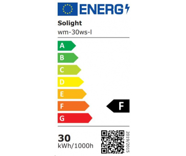 Solight LED reflektor PRO se senzorem, 30W, 2550lm, 5000K, IP44