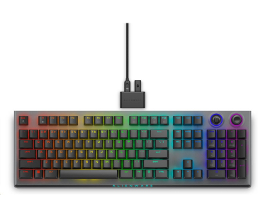 DELL KLÁVESNICA  Alienware Tri-Mode Wireless Gaming Keyboard - AW920K (Dark Side of the Moon)