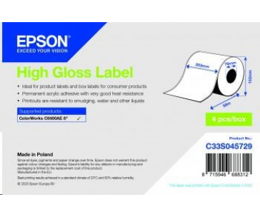 Epson label roll, normal paper