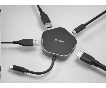 D-Link DUB-M420 4-in-1 USB-C Hub with HDMI and Power Delivery