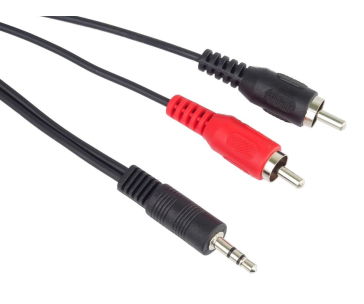 PremiumCord kabel Jack 3.5mm - 2xCINCH, M/M, 1,5m