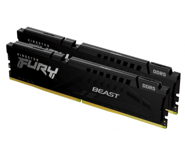 KINGSTON DIMM DDR5 32GB (Kit of 2) 5600MT/s CL40 FURY Beast Černá