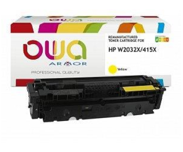 OWA Armor toner pro HP CLJ Pro MFP M450 yellow, level man., 6.000 str., komp.s W2032X