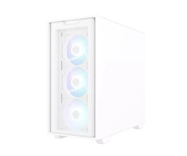 ASUS case A21 PLUS, Mini Tower, průhledná bočnice, 4x 120mm ARGB Fan, bílá