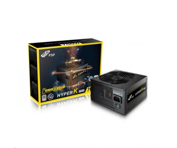 Fortron zdroj 700W HYPER K PRO 700 Retail, EN62368, 230V, +12V Dual Rail, A-PFC,12cm