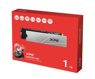 ADATA SSD 1TB XPG GAMMIX S60, PCIe Gen4x4, M.2 2280, (R:5000/ W:3200MB/s)