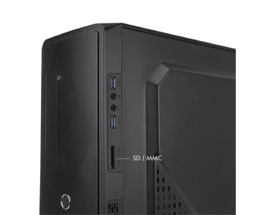 CHIEFTEC skříň UC-03B-OP, mini-ITX, Black, bez zdroje