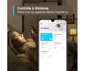 TP-Link Tapo P110 (EU) chytrá WiFi mini zásuvka (3680W,16A,2,4 GHz,BT)