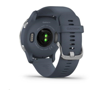 Garmin GPS sportovní hodinky Venu2 Silver/Granite Blue Band, EU