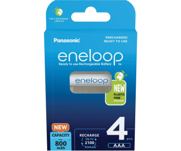 PANASONIC HR03 AAA 4MCCE/4BE ENELOOP N, 800 mAh (Blistr 4ks)