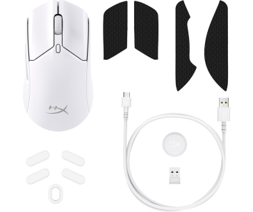 HyperX Pulsefire Haste White Wireless Gaming Mouse 2 - Myš