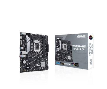 ASUS MB Sc LGA1700 PRIME B760M-K DDR4, Intel B760, 2xDDR4, 1xHDMI, 1xVGA, mATX