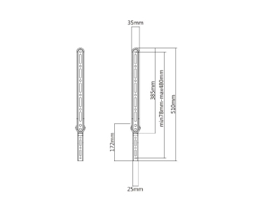 Přídavný držák soundbaru na držáky Tv Fiber Mounts M9C12