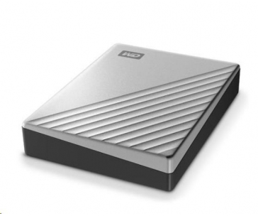 WD My Passport Ultra 1TB, Externí HDD, USB-C 3.0, stříbrná