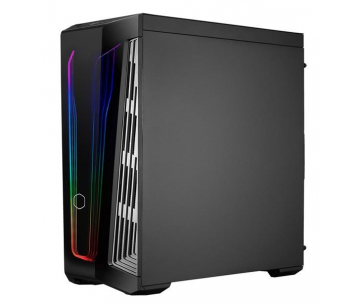 Cooler Master case MasterBox 540, Mid Tower, ATX, USB3.2, USB-C, bez zdroje, průhledná bočnice, černá