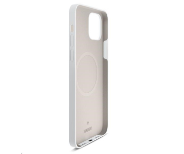 3mk Hardy Silicone MagCase pro Apple iPhone 15, Silver-White