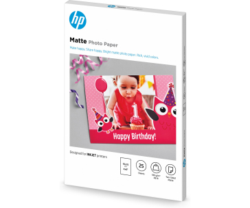 HP Matte FSC Photo Paper 4x6 25 sheets