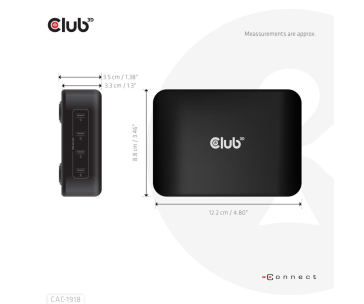 Club3D cestovní nabíječka 240W GaN technologie, 4xUSB-C, PPS + PD 3.1 Support