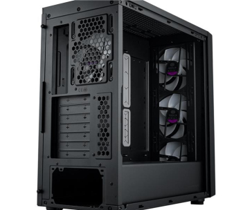 Cooler Master case MasterBox 600, bez zdroje, 3x 140mm ARGB Fan, 1x 120mm ARGB Fan, černá